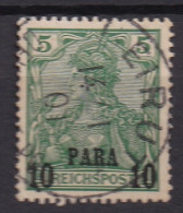 Delcampe - 1900 USED German Postoffices In Turkey Mi 12 - Deutsche Post In Der Türkei