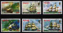 Delcampe - Belize 625-630 Gestempelt Schifffahrt #JH877 - Belize (1973-...)