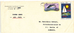 Delcampe - Cuba Cover Sent To Germany 1971 ?? Topic Stamps - Briefe U. Dokumente