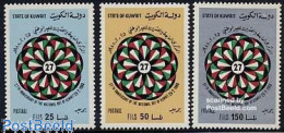 Delcampe - Kuwait 1988 National Day 3v, Mint NH - Kuwait