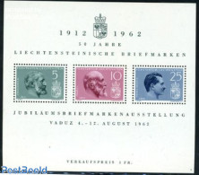 Delcampe - Liechtenstein 1962 Stamps 50th Anniversary S/s, Mint NH, History - Coat Of Arms - Kings & Queens (Royalty) - Philately - Ungebraucht