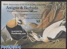 Delcampe - Antigua & Barbuda 1986 J.J. Audubon S/s, Mint NH, Nature - Birds - Antigua Und Barbuda (1981-...)