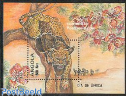 Delcampe - Angola 1993 Africa Day S/s, Mint NH, Nature - Animals (others & Mixed) - Cat Family - Angola