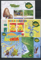 Delcampe - Palau Inseln Klb. 1383-1390, 95-98, Blöcke Postfrisch Disney #JW607 - Palau