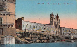 Delcampe - Malte - N°79337 - Malta - St. Julian's Carmelite Church - Malta
