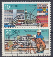 Delcampe - GERMANY DDR 2424-2425,used,hinged - Fabriken Und Industrien