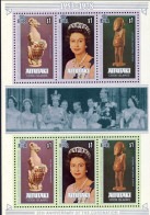 Delcampe - 1978-Aitutaki (MNH=**) Foglietto 6v."Incoronazione" - Aitutaki