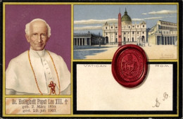 Delcampe - Artiste Lithographie Heineke, R., Vatikan Roma Rom Lazio, Papst Leo XIII., Vincenzo Gioacchino Pecci - Historische Persönlichkeiten