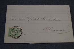 Delcampe - Très Bel Envoi De 1876,superbes Oblitérations De Gembloux Et Namur,pour Collection - 1869-1883 Leopold II.