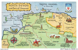 Delcampe - AOWP7-0471-ROYAUME-UNI - NORTH DEVON And Part Of Somerset - Autres & Non Classés
