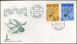 Delcampe - Italie - FDC - Europa CEPT 1965 - 1965