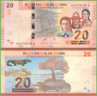 Delcampe - BOLIVIA 20 BOLIVIANOS 2018  P-W249(2) UNC - Bolivie