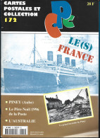 Delcampe - REVUE CARTES POSTALES ET COLLECTION 172 Incendie De Piney Le Père Noël Transatlantique France - Französisch