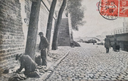 Delcampe - Paris, Les Berges De La Seine, Quai De La Médisserie - Clochards - Paris (01)