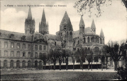 Delcampe - CPA Caen Abside De L'Eglise St Etienne Abbaye Aux Hommes - Caen