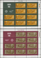 Delcampe - Malta 615-616 Europa Bedeutende Persönlichkeiten, Kleinbogen-Satz ** - Malta