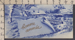 Delcampe - 132669/ Nouvel An, Mignonette, Paysage - Neujahr