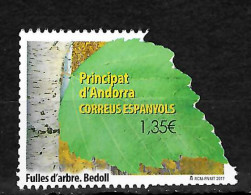 Delcampe - Andorra Spanisch 2017: Birkenblatt, Postfrisch - Sonstige & Ohne Zuordnung