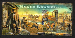 Delcampe - Australien: Henry Lawson, Block Postfrisch - Autres & Non Classés
