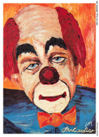 Delcampe - AHRP10-0878-CIRQUE - Clowns Par Robert Vautier - Auguste - Zirkus