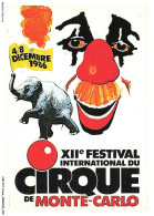 Delcampe - AHRP10-0868-CIRQUE - XIIe Festival International Du Cirque De Monte-carlo - 4-8 Decembre 1986 - Zirkus