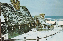 Delcampe - USAMA 01 05 #13 - PLYMOUTH - WINTER SCENE AT PLIMOTH PLANTATION - Cape Cod