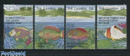 Delcampe - Gambia 1995 Marine Life 4v, Mint NH, Nature - Fish - Fische