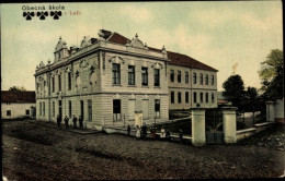 Delcampe - CPA ? V Luži, Luže Lusche Region Pardubitz, Obecna Skola - Tsjechië