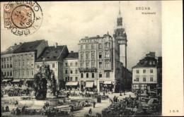 Delcampe - CPA Brno Brünn Südmähren, Krautmarkt - Tsjechië