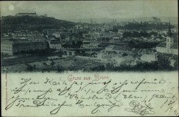 Delcampe - Clair De Lune CPA Brno Brünn Südmähren, Gesamtansicht - Tsjechië