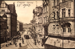 Delcampe - CPA Opava Troppau Region Mährisch Schlesien, Oberring, Straßenbahn - Tsjechië