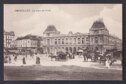 Delcampe - Vintage Postcard Belgium Brussels North Station - Brüssel (Stadt)