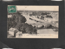 Delcampe - 138968            Francia,    Laval,    Vue  Sur  La  Mayenne,   Prise  Du  Palais  De  Justice,   VG   1912 - Laval