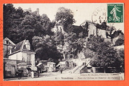 Delcampe - 15295 (•◡•) VENDOME 41-Loir Cher @ Place Chateau Escalier Ruines Attelage Pub Au Bucheron @ à EHLINGER @ CHARTIER 25 - Vendome