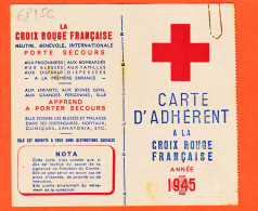 Delcampe - 15157  MAZAMET 81-Tarn ◉ Carte Adherent CROIX-ROUGE Française 1945 (•◡•) Armand CABROL Allée Chevalière - Mitgliedskarten