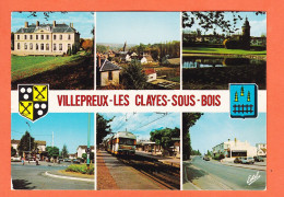 Delcampe - 15379  VILLEPREUX LES CLAYES-sous-BOIS 78-Yvelines (•◡•) Chateau Village Parc DIANE Place Gare Pont EUROPE ◉ ESTEL - Villepreux