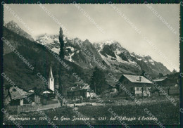 Delcampe - Aosta Courmayeur Entreves Foto FG Cartolina KF1635 - Aosta