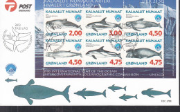 Delcampe - GRÖNLAND  Block 14 FDC, Wale, 1998 - Blocks & Kleinbögen