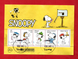 Delcampe - (Cl.1) Nederland ° - 2025 -  SNOOPY:   Usato- Used - Bloks