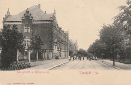 Delcampe - AK Neustadt I. Sa. - Amtsgericht Und Königstrasse - Ca. 1910 (81201) - Neustadt