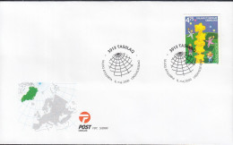 Delcampe - GRÖNLAND  355 FDC, Europa CEPT: Sternenturm, 2000 - Blocks & Kleinbögen