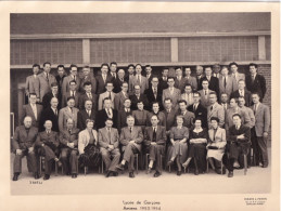 Delcampe - Grande Photo LYCEE De Garçons  AMIENS  1953-1954 - Schools