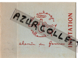 Delcampe - INVITATION . LES ARCHANGES VALLAURIS FRANCE . EXPO IMMEUBLE NEGRESCO . NICE . 1953 - Programme