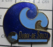 Delcampe - PINsp08 MARQUE DUBIX-DE-SOUZA 2 VAGUES BLEUES - Merken