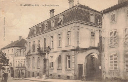 Delcampe - CPA Chateau Salins-La Sous Préfecture-Timbre        L4340 - Chateau Salins