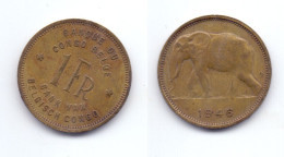 Delcampe - Belgian Congo 1 Franc 1946 - 1945-1951: Reggenza