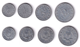 Delcampe - Albania 4 Coins Set 1957 - Albanie