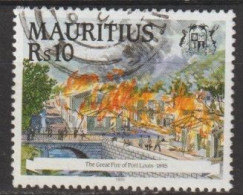 Delcampe - Mauritius 1995  Mi-Nr. 799 O Gestempelt  Brand In Port Louis ( A 409 ) - Mauritius (1968-...)