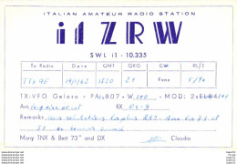 Delcampe - Carte QSL - Italie - 1962 - Amateurfunk
