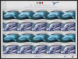 Delcampe - Korea (2012) MS / Joint Issue With Mexico - Corea Del Sud